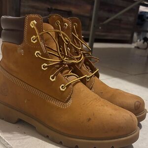 Timberland Woman Tan Leather Boots
